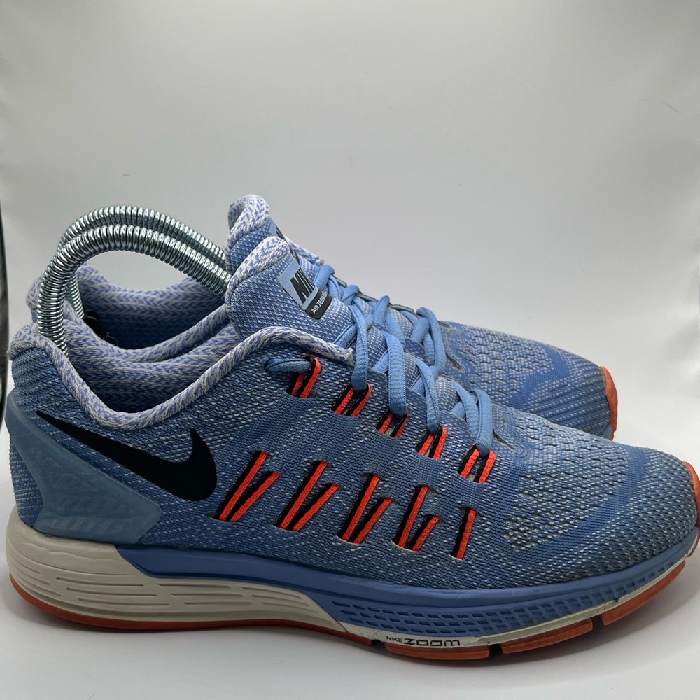 Nike Womens Air Zoom Odyssey Blue Comfort Athletic Running Shoes Size US 8